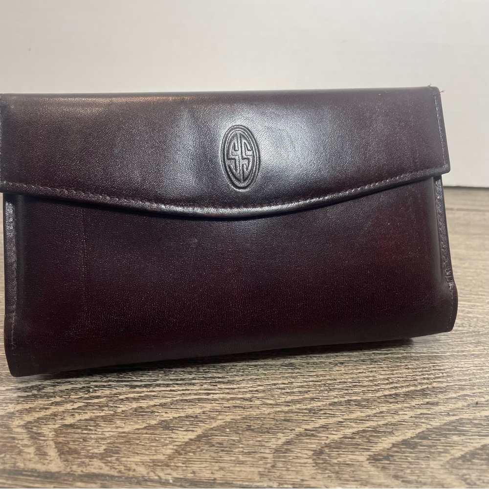 Di Lido Leather wallet clutch Bag. Top grain cowhide. Pre-owned. - Picture 3 of 7